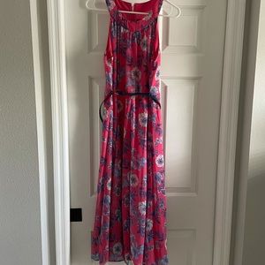 Tommy Hilfiger size 8 floral dress with belt
